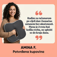 LunaBele™ - Ortopedski Jastuk za Sjedenje bez Bolova u Kukovima