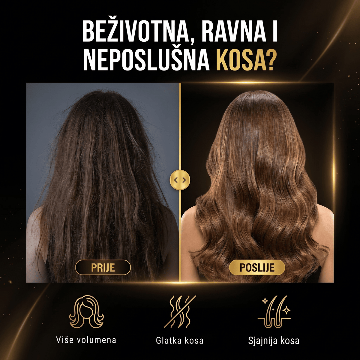 2u1 Četka s toplim zrakom 1200W - Winning Star